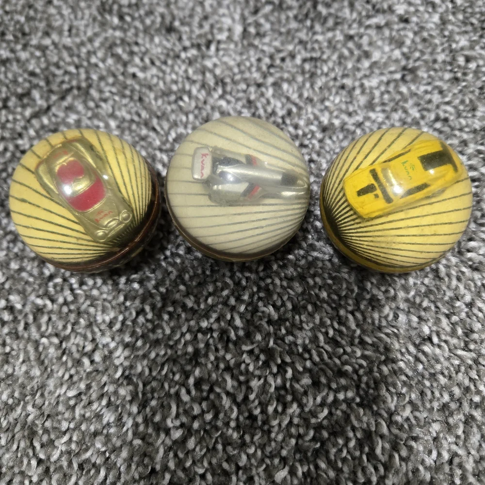 Set of Three Vintage Car Bouncy Ball Toys - Picture 2 of 4